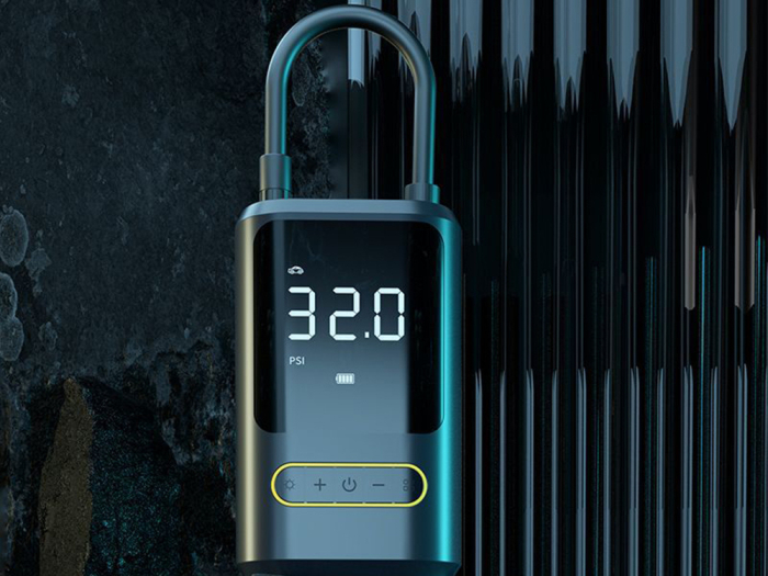 Pompă electrică pentru biciclete și mașini compresor torch 10bar lcd [4]