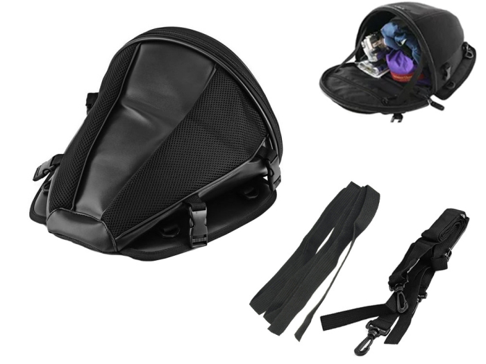 Rucsac motocicletă impermeabil sac pannier scaun 2in1 [4]