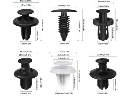 Set cleme si clipsuri auto, universale, plastic, pentru tapiterie, usi, bara, aripi si carenaje, cutie depozitare, [1]