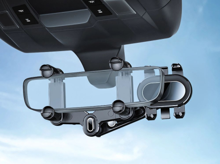 Suport auto pentru oglinda retrovizoare suport rotativ pentru telefon [2]