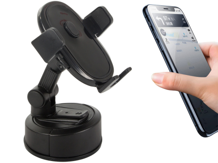 Suport auto universal pentru telefon mobil, ventuza, brat telescopic [1]