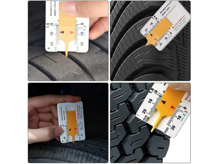 Tester indicator de uzură a anvelopelor indicator de adâncime a benzii de rulare [2]
