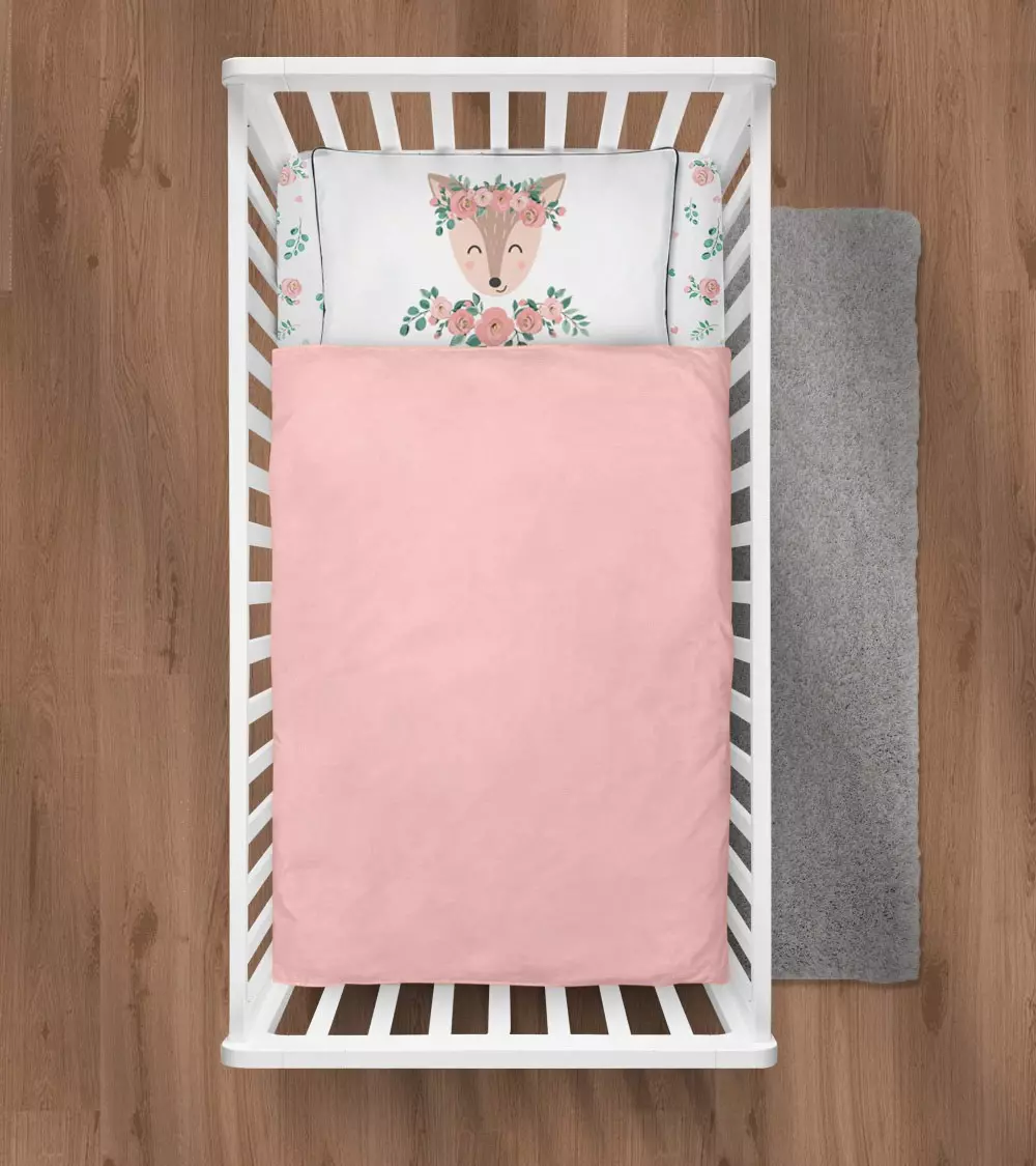 Lenjerie pat 2 Piese KLUPS NatureLove Rose N001-C4 [2]