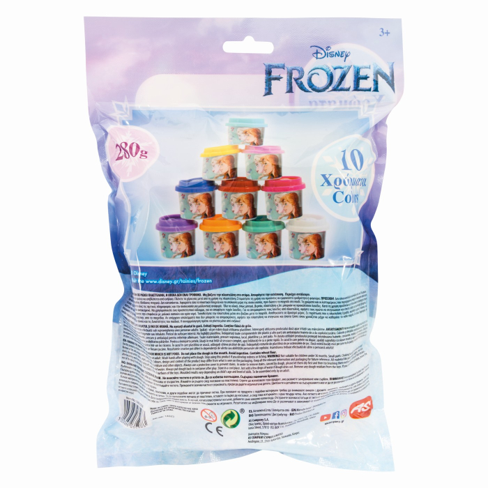 10 BORCANASE DE PLASTILINA FROZEN IN PUNGA DE PLASTIC [5]