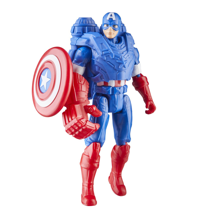 AVANGERS EPIC HERO BATTLE GEAR FIGURINA CAPTAIN AMERICA 10CM [6]