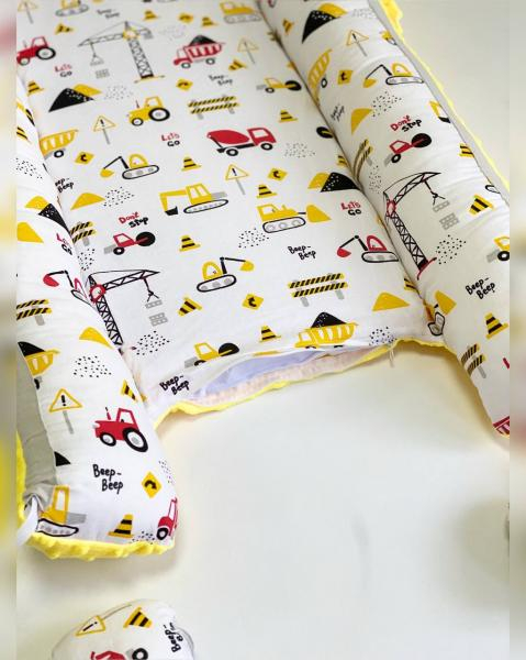 Babynest Plush MyKids 0119 Cars Yellow [5]