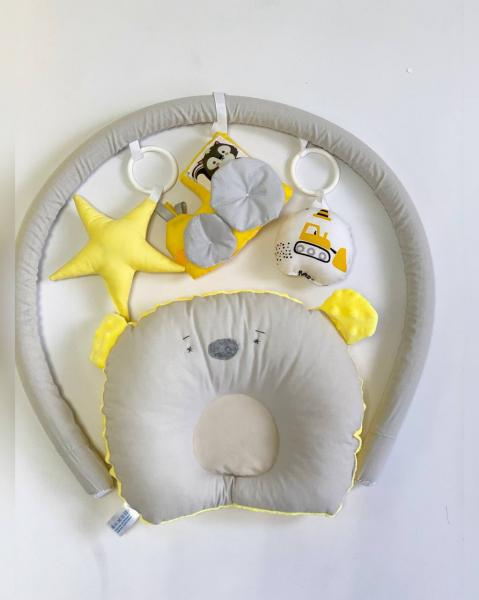 Babynest Plush MyKids 0119 Cars Yellow [4]