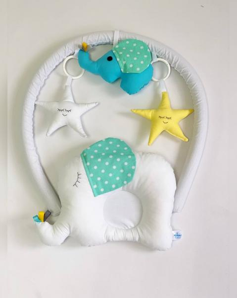 Babynest Plush MyKids 0154 Elephant Blue [4]