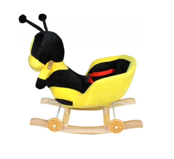 Balansoar Pentru Bebelusi, Albinuta, Lemn + Plus, 60 x 34 x 45 Cm [4]