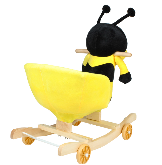 Balansoar Pentru Bebelusi, Albinuta, Lemn + Plus, 60 x 34 x 45 Cm [6]