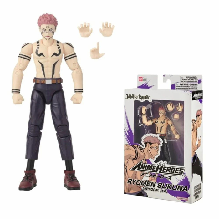 BANDAI FIGURINA ANIME HEROES JUJUTSU KAISEN RYOMEN SUKUNA UNIFORM VER 17CM [9]