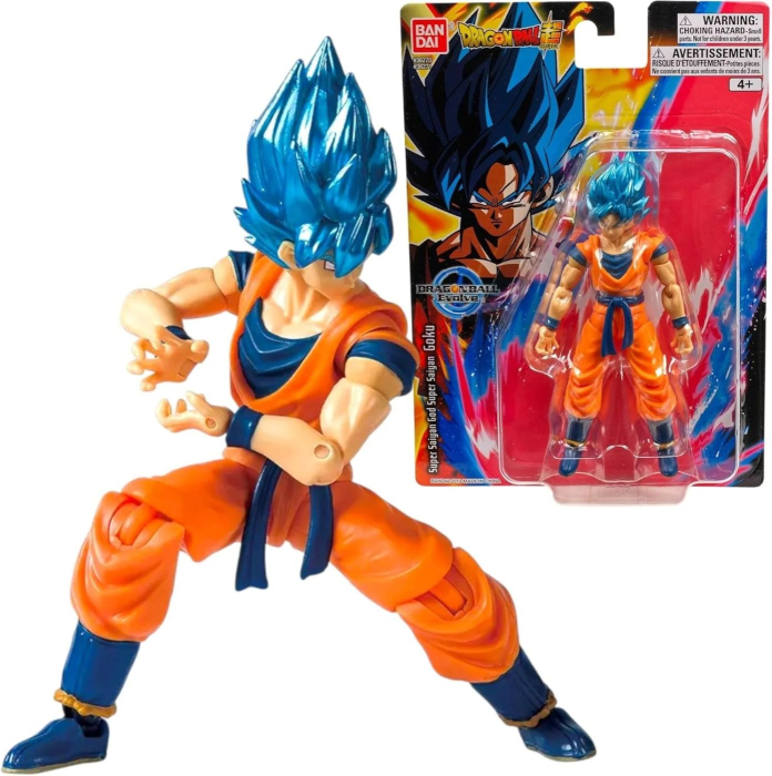 BANDAI FIGURINA DRAGON BALL EVOLVE GOD SUPER SAIYAN GOKU 12CM [8]