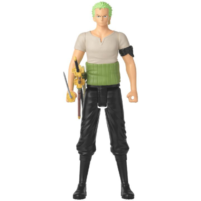 BANDAI FIGURINE ANIME HEROES MEGA ONE PIECE RORONOA ZORO 30CM [4]
