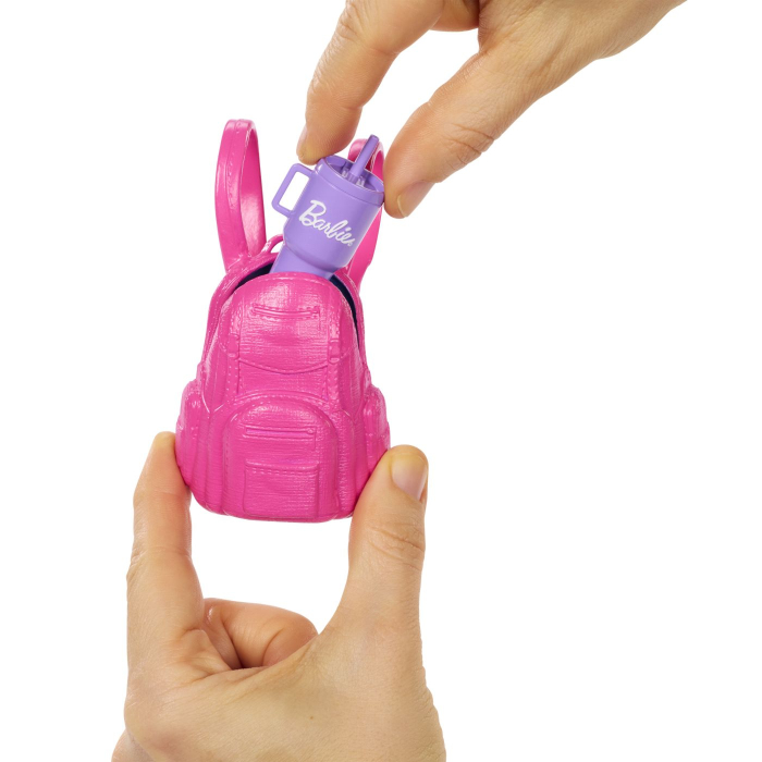 BARBIE FAMILY AND FRIENDS SET PAPUSA BARBIE MALIBU SI ACCESORII AVENTURI IN AER LIBER [5]