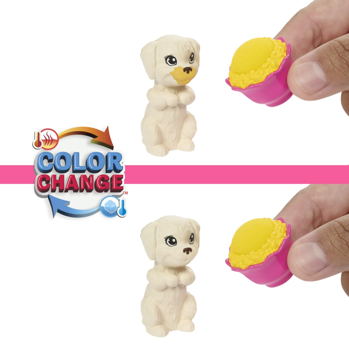 BARBIE PAPUSA BARBIE FAMILY SET PETRECERE CU 2 CATELUSI COLOR CHANGE [3]