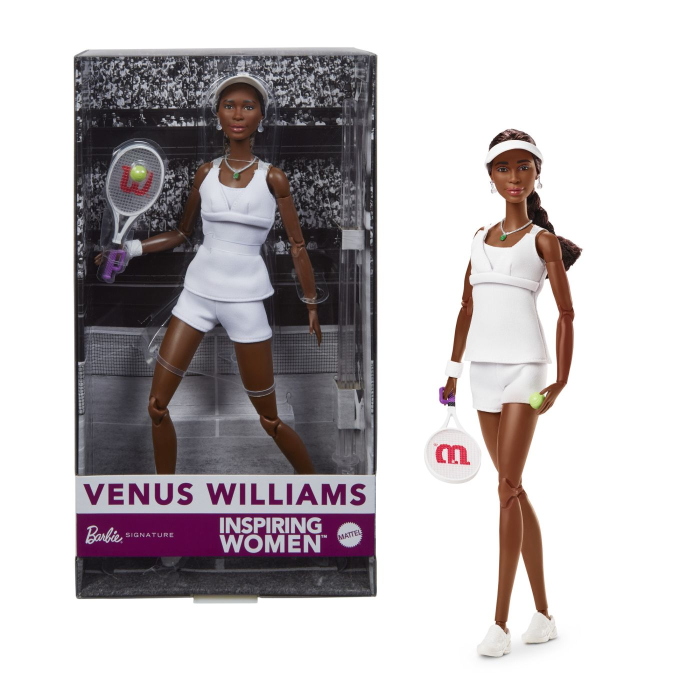 BARBIE SIGNATURE INSPIRING WOMEN PAPUSA VENUS WILLIAMS CU ACCESORII [9]
