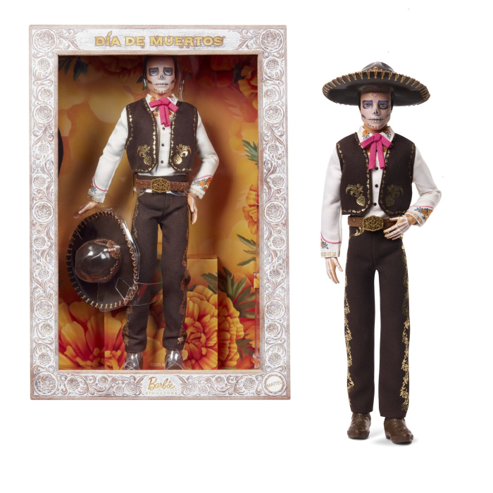 BARBIE SIGNATURE PAPUSA KEN DIA DE MUERTOS CU PALARIE SOMBRERO [7]
