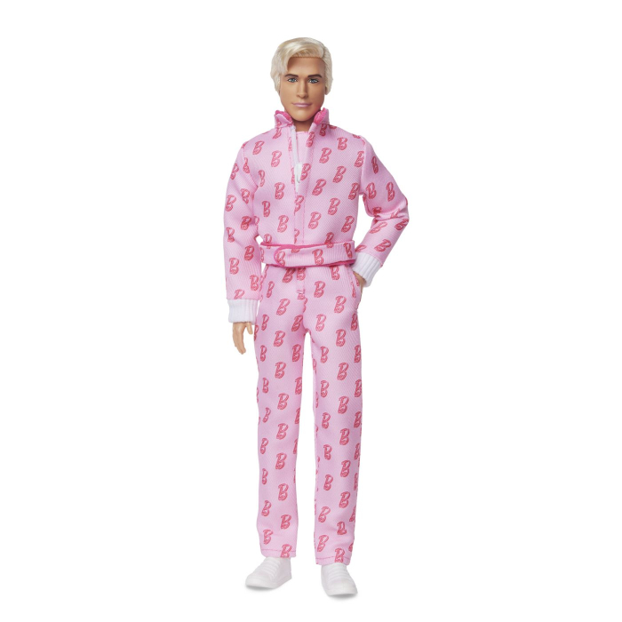 BARBIE THE MOVIE PAPUSA KEN CU PATINE CU ROTILE SI TINUTA ROZ [2]