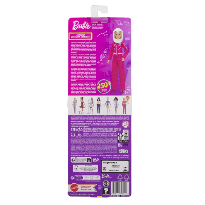 BARBIE YOU CAN BE ANYTHING PAPUSA ASTRONAUT [9]