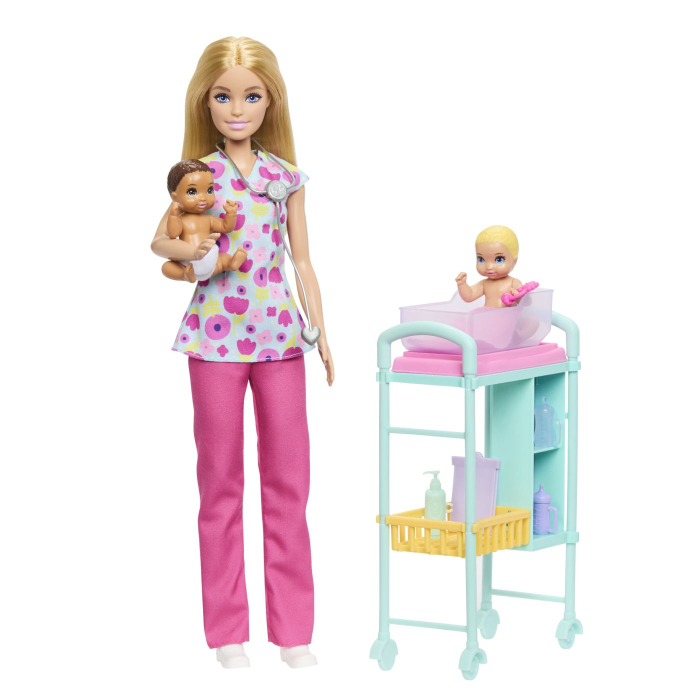 BARBIE YOU CAN BE ANYTHING PAPUSA DOCTOR PEDIATRU CU ACCESORII [5]