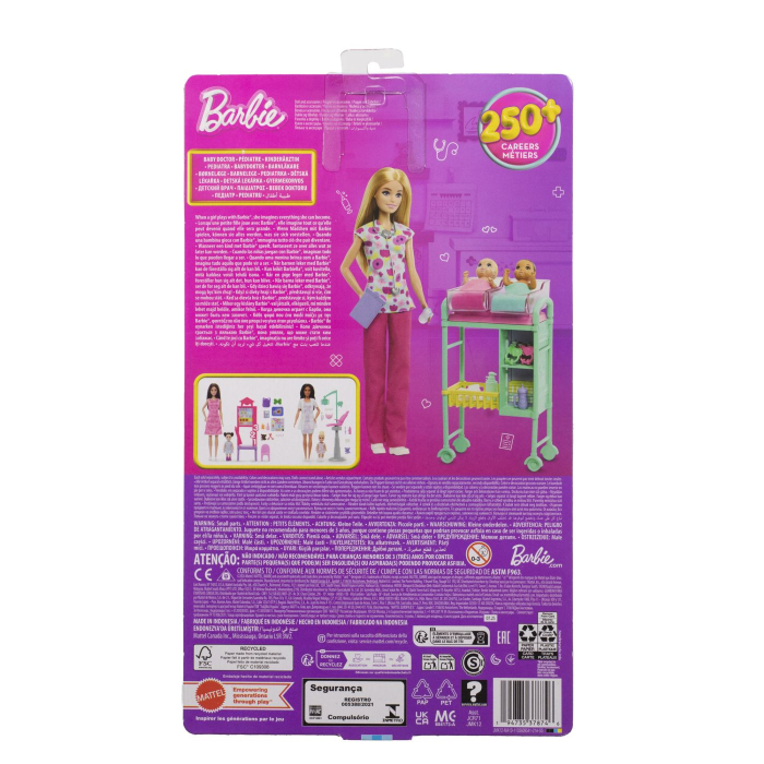 BARBIE YOU CAN BE ANYTHING PAPUSA DOCTOR PEDIATRU CU ACCESORII [9]