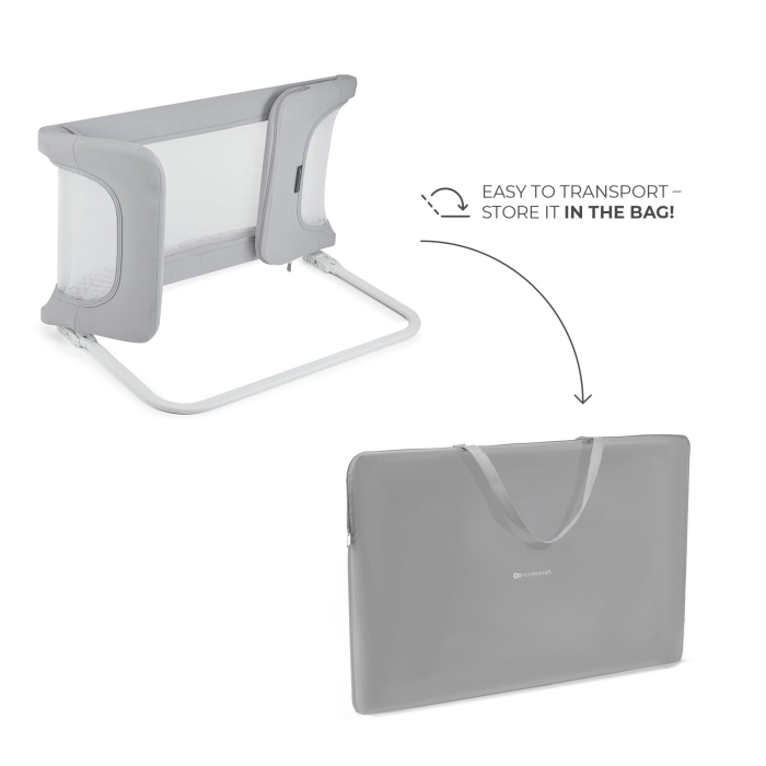 BARIERA DE PAT KINDERKRAFT GUARD AND DREAM LIGHT GREY [2]