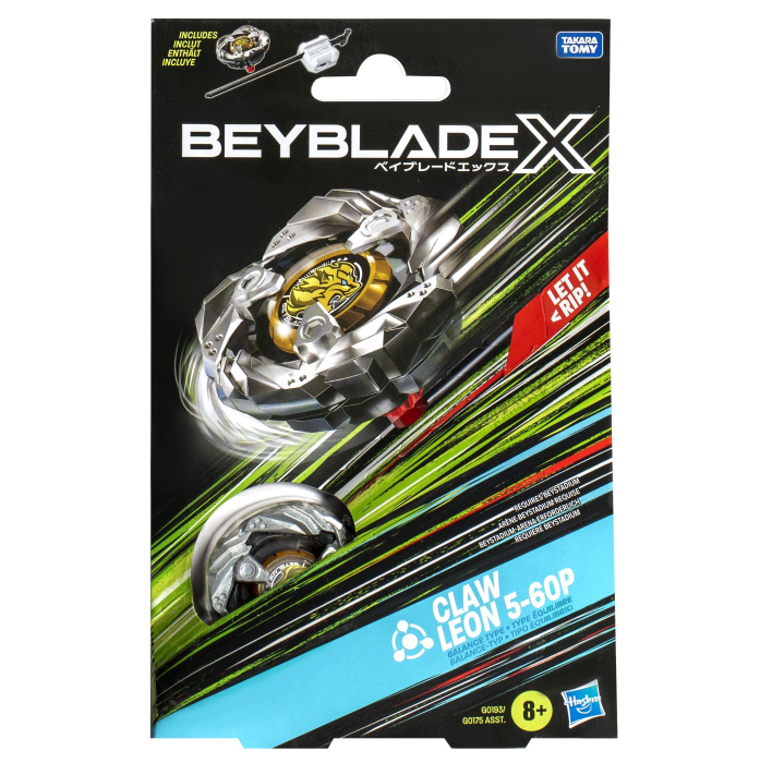 BEYBLADE X LET IT RIP SET LANSATOR SI ROATA CLAW LEON 5-60P [1]