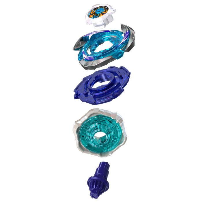 BEYBLADE X LET IT RIP SET LANSATOR SI ROATA COURAGE DRAN S 6-60V [3]