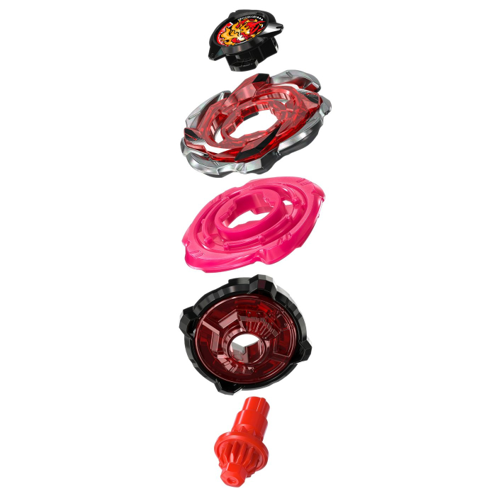 BEYBLADE X LET IT RIP SET LANSATOR SI ROATA REAPER INCENDIO T 4-70K [3]
