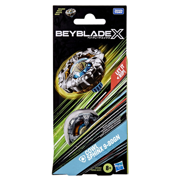 BEYBLADE X LET IT RIP SPIRALA COWL SPHINX 9-80GN [1]