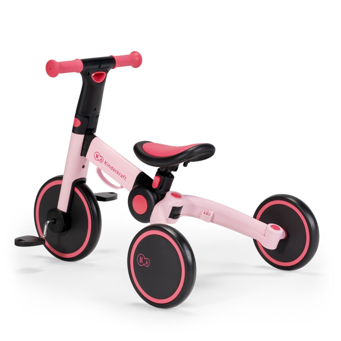 BICICLETA DE ECHILIBRU / TRICICLETA KINDERKRAFT 4TRIKE, CANDY PINK [2]