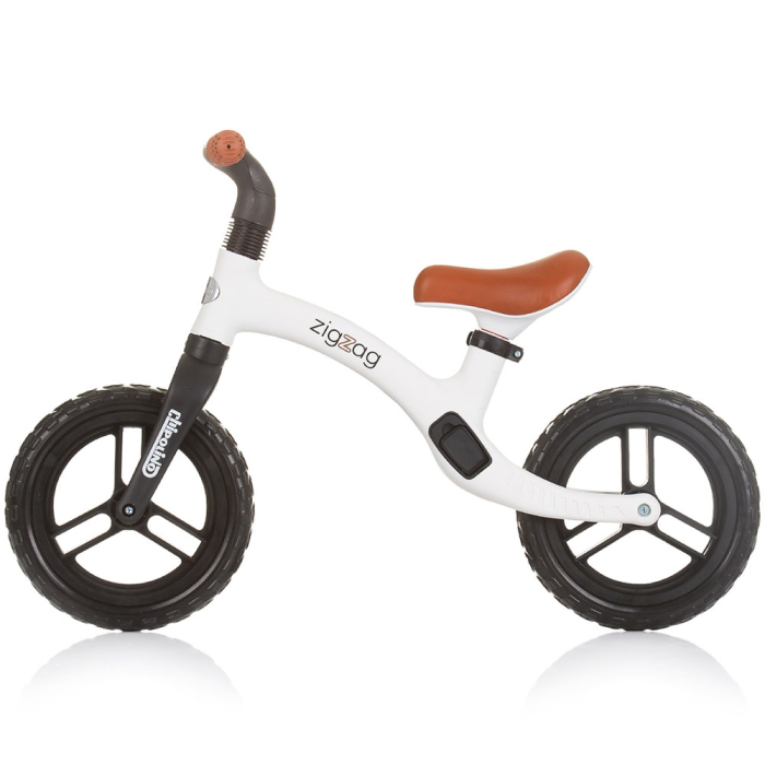Bicicleta fara pedale Chipolino Zig Zag black white [2]
