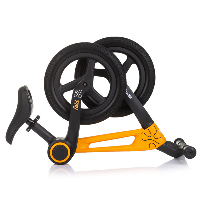 Bicicleta fara pedale pliabila Chipolino Fold X orange [4]