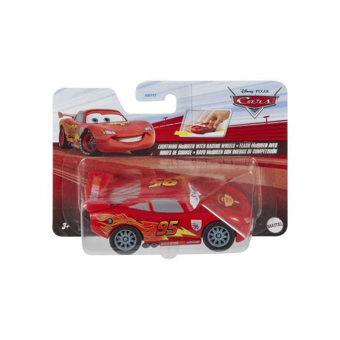 CARS MASINUTA CU SISTEM PULLBACK FULGER MCQUEEN CU ROTI DE CURSE SCARA 1:43 [1]