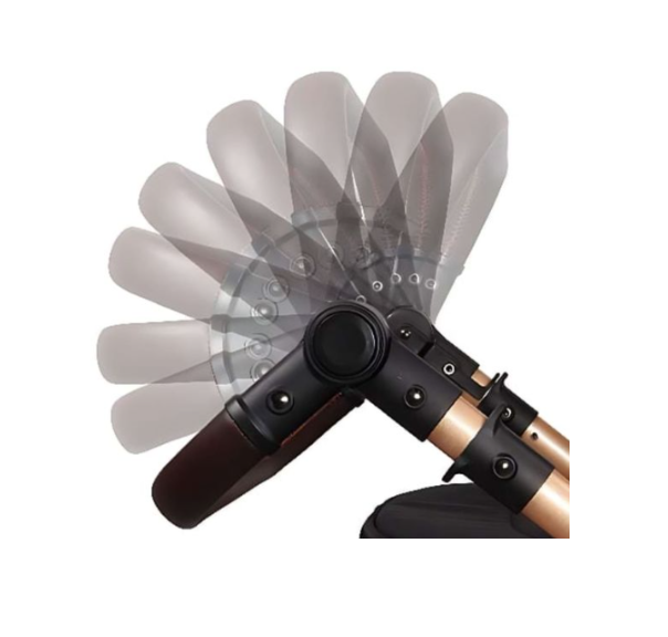 Carucior 2 in 1, Cu Suspensie, Geanta inclusa, Strangere compacta, Maner reversibil, Bej [6]