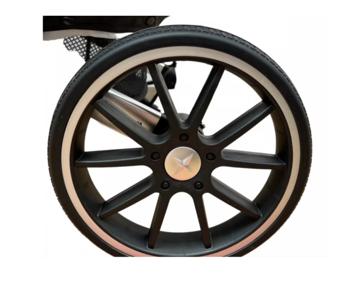 Carucior 2 in 1, dubla suspensie, matlasat, 0-36 luni, negru [5]