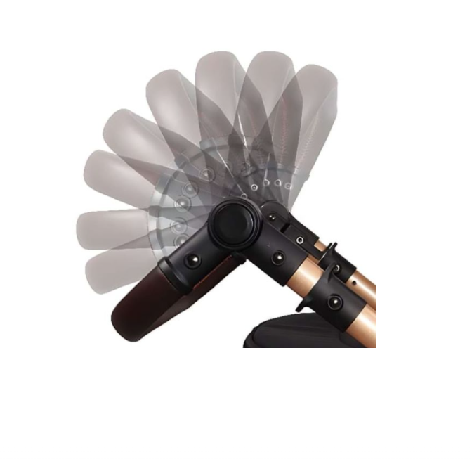 Carucior 2 in 1, Suspensie dubla pe roata, Geanta inclusa, strangere compacta, Kaki [3]