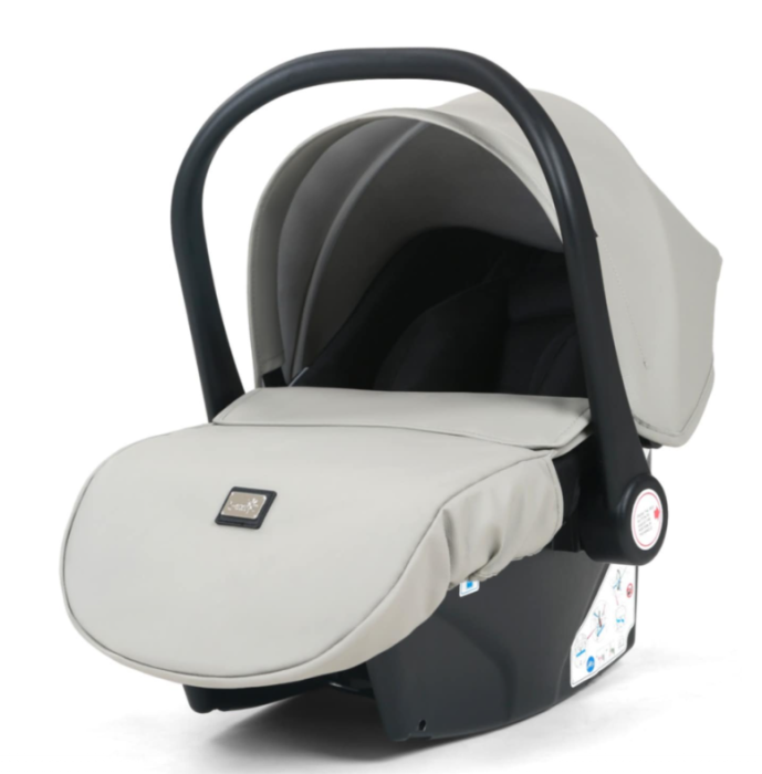 Carucior 3 in 1, 0-36 luni, Colectia Fizio-Lux, Piese distincte, Reversibil, Cu Suspensii, Husa de ploaie si insecte, Manusi de protectie, Eco-piele, Gri [5]