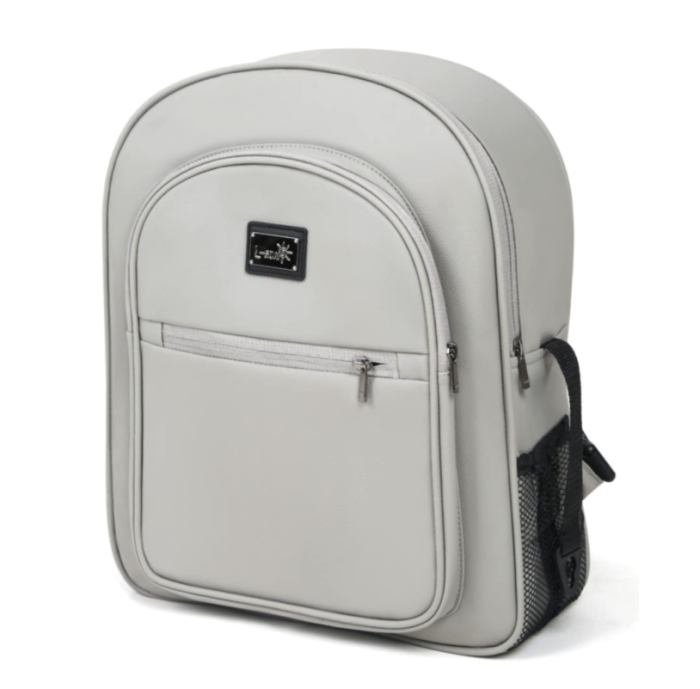 Carucior 3 in 1, 0-36 luni, Colectia Fizio-Lux, Piese distincte, Reversibil, Cu Suspensii, Husa de ploaie si insecte, Manusi de protectie, Eco-piele, Gri [6]