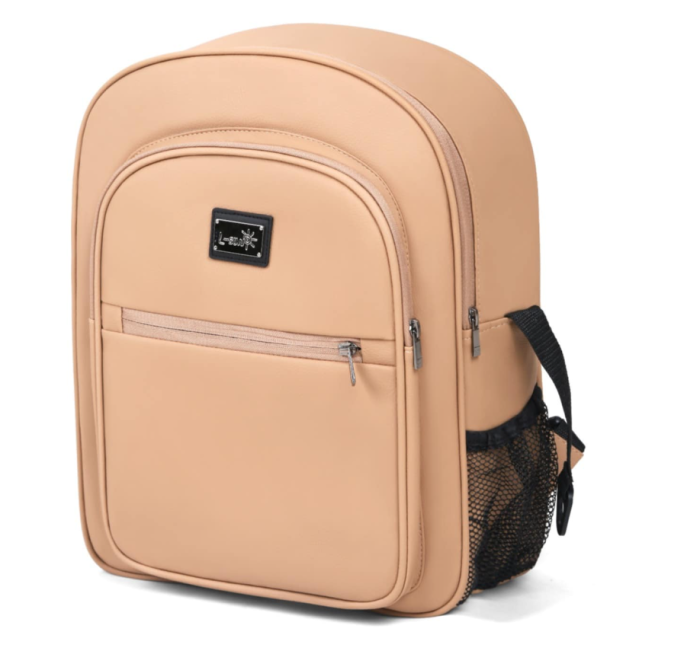 Carucior 3 in 1, 0-36 luni, Colectia Fizio-Lux, Piese distincte, Reversibil, Cu Suspensii, Husa de ploaie si insecte, Manusi de protectie, Eco-piele, Bej [5]