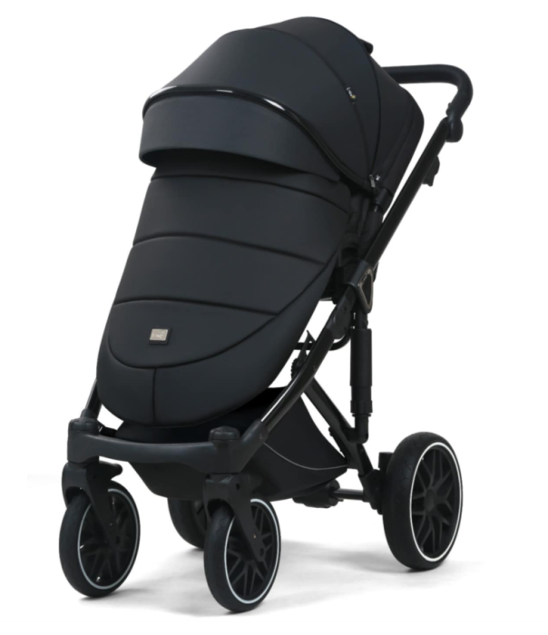 Carucior 3 in 1, 0-36 luni, Colectia Fizio-Lux, Piese distincte, Reversibil, Cu Suspensii, Husa de ploaie si insecte, Manusi de protectie, Eco-piele, Negru [3]
