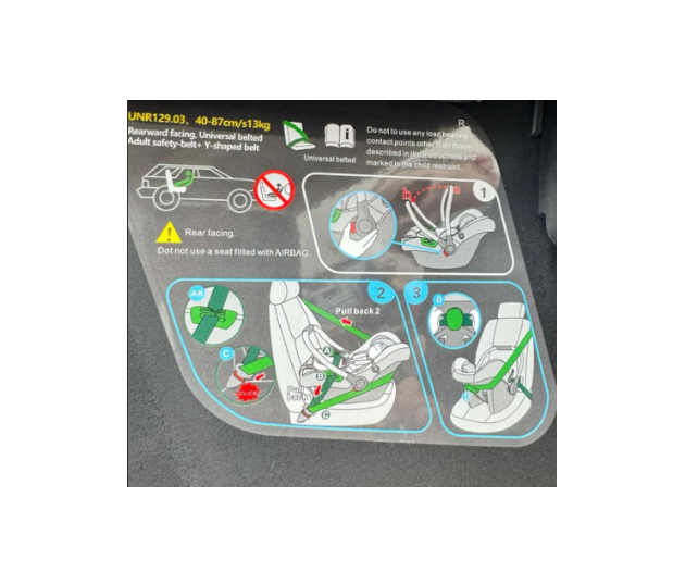 Carucior, 3 in 1, cu suspensii duble si landou reversibil, Element sustinere dublu, L-Sun, Gri [7]