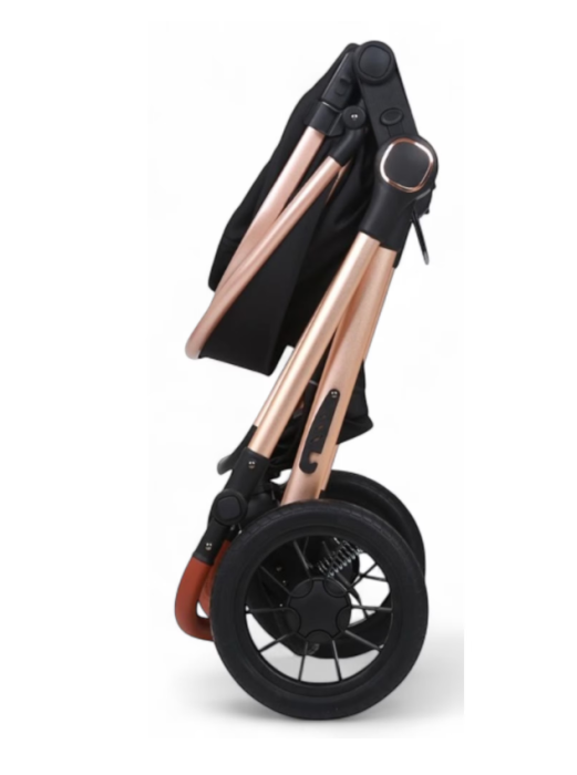 Carucior, 3 in 1, cu suspensii duble si landou reversibil, Element sustinere dublu, L-Sun, Negru [10]