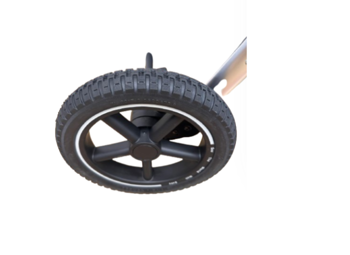 Carucior 3 in 1, Cu suspensii, Geanta termica pentru accesorii si salteluta, Black [4]