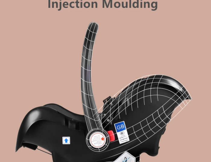 Carucior 3 in 1, Cu suspensii, Geanta termica pentru accesorii si salteluta, Green [7]