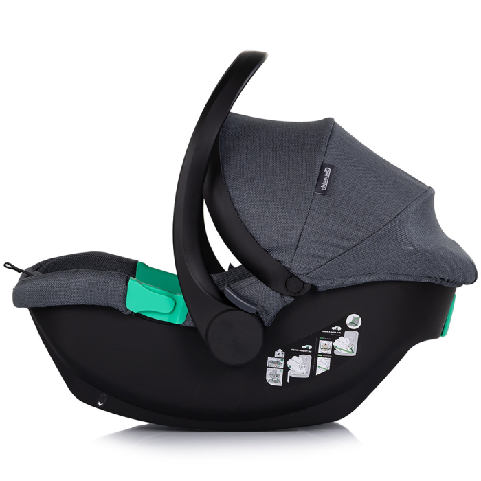 Carucior Chipolino Aurora 3 in 1 charcoal [20]