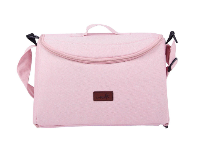 Carucior copii, 0-3 ani, Cu suspensii, Landou reversibil, Pozitie de somn, Pink [5]