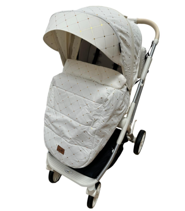 Carucior copii, 0-36 luni, sarcina maxima 22 kg, Landou reversibil, Colectie Lux, Alb unt [2]