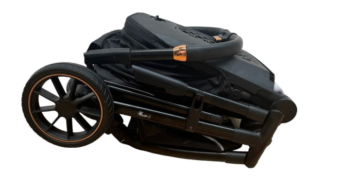 Carucior copii, 0-36 luni, sarcina maxima 22 kg, Landou reversibil, Colectie Lux, Gri [5]