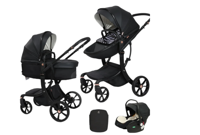 Carucior copii, 3 in 1, colectia Luxury, Negru [3]